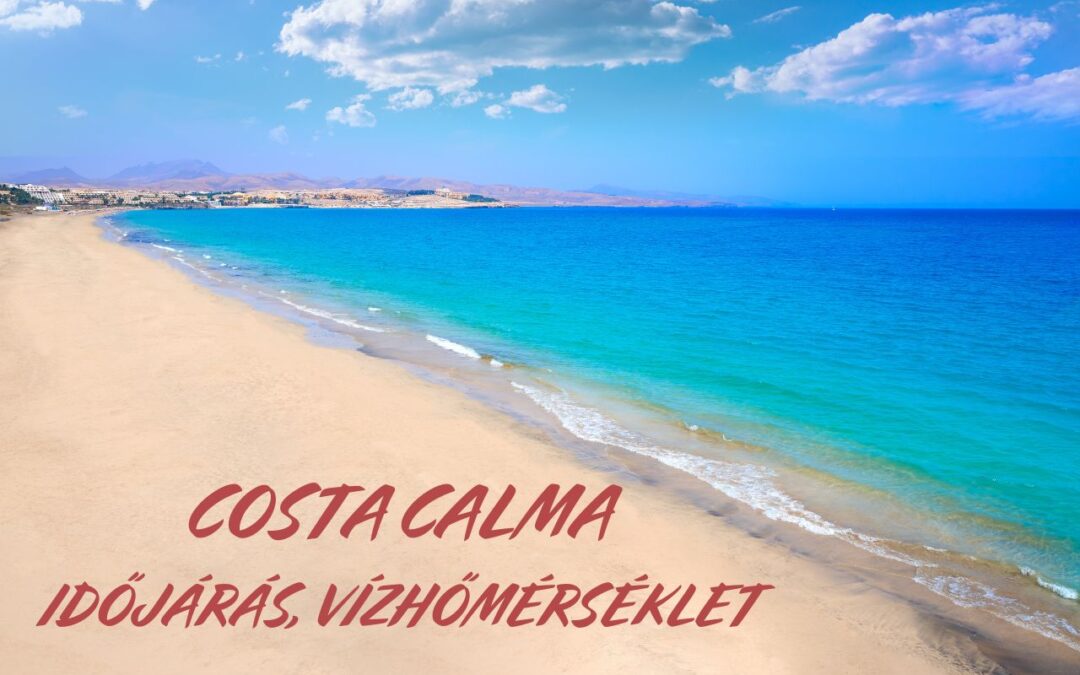 Costa Calma időjárás, vízhőmérséklet